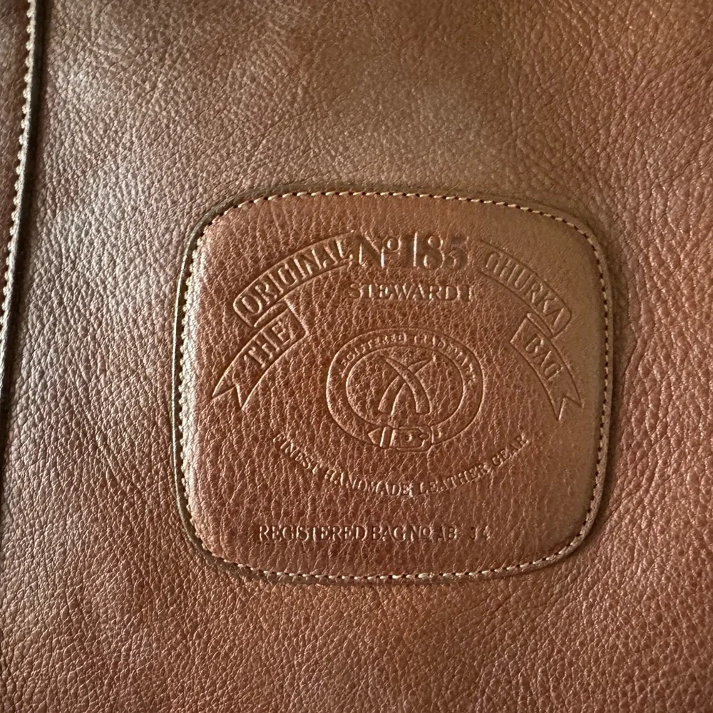 Elegant Vintage Brown Ghurka Leather Briefcase for Men